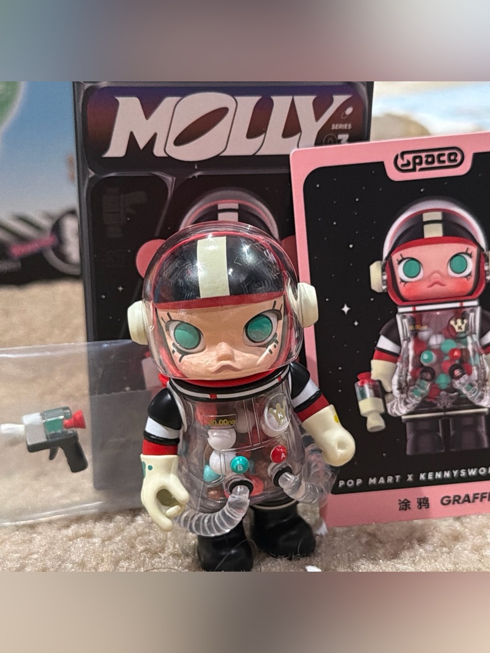 SPACE MOLLY SERIES 3 - Confirmed - Grafitti - Popmart - brand new